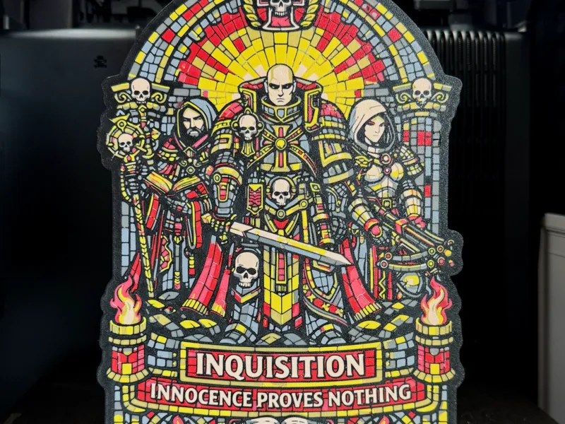 The Inquisition 40k Lightbox; Space Marine
