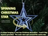 Spinning Christmas Star