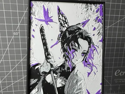 Hueforge of Shinobu From Demon Slayer