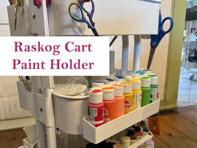 RÅSKOG Cart Paint Bottle Clip-On Organizer