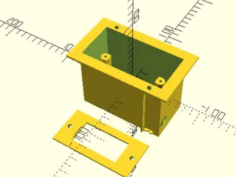 Recessed Wall Outlet Mount - Cable Management