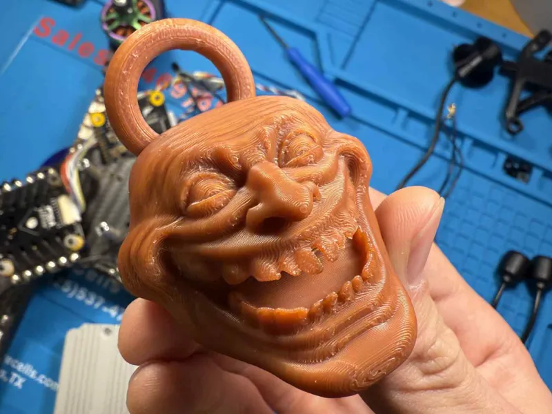 Troll Face Keychain