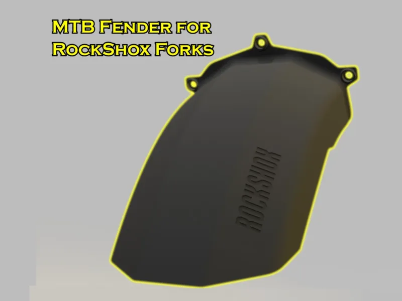 Mountain Bike Fender for RockShox Forks