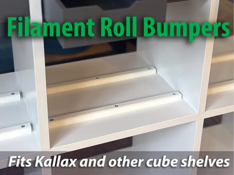 Cube Shelf Filament Roll Bumpers