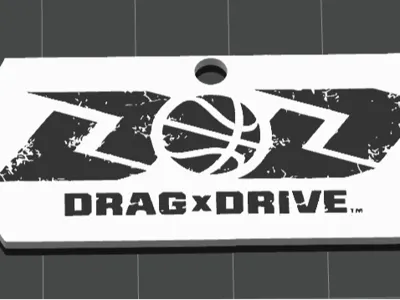 Drag X Drive keychain