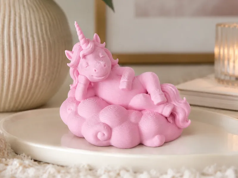 Unicorn Relaxing on Cloud