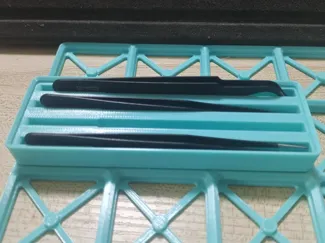 Gridfinity Tweezers Holder with Pin