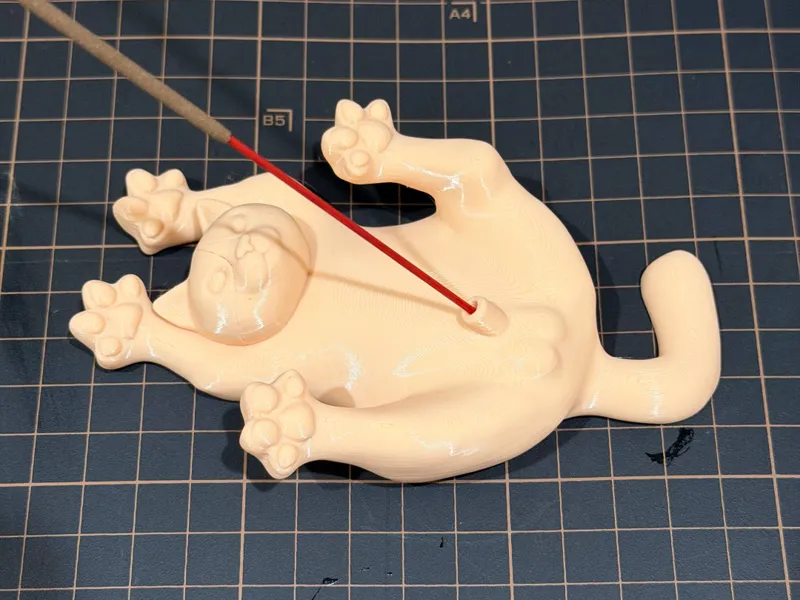 Funny Yoga Cat Incense Holder