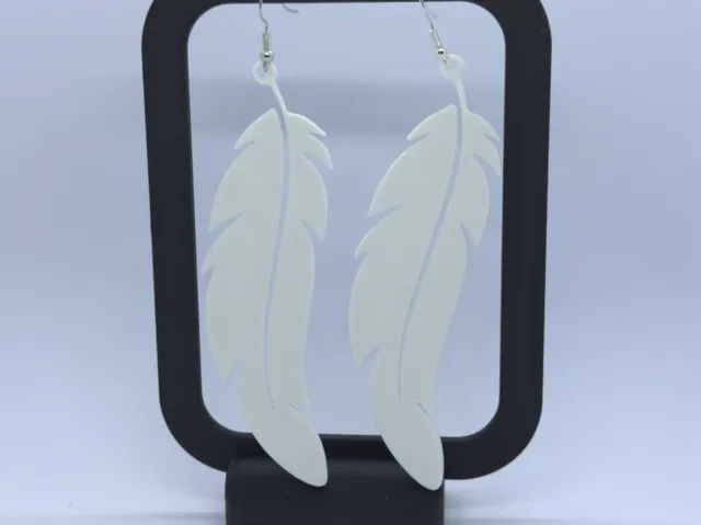 Pendientes pluma fenix