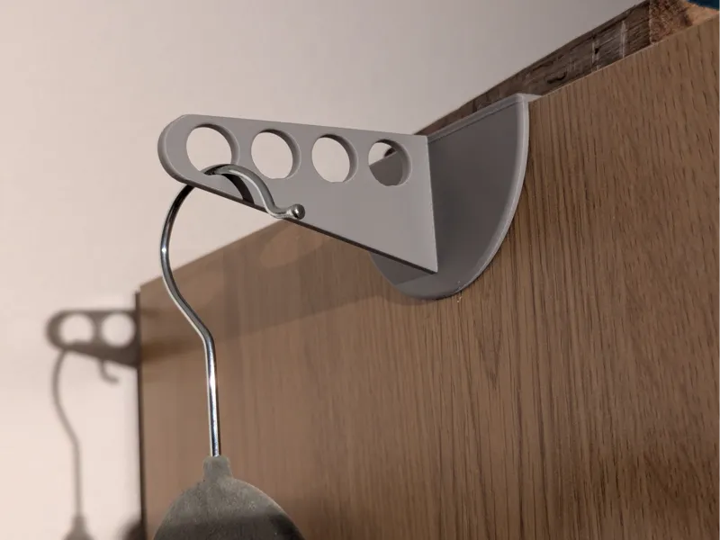 Side Cabinet Clothes Hook (No Screws, No Damage)