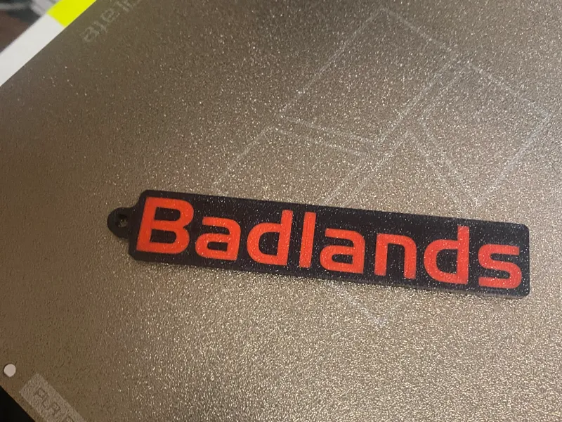 badlands keychain