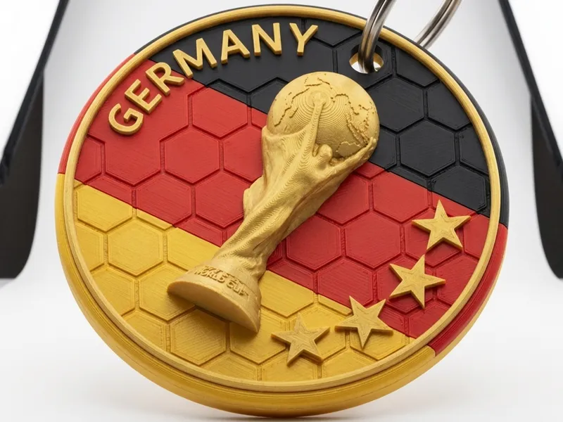 Llavero Alemania Campeón (4 Estrellas)