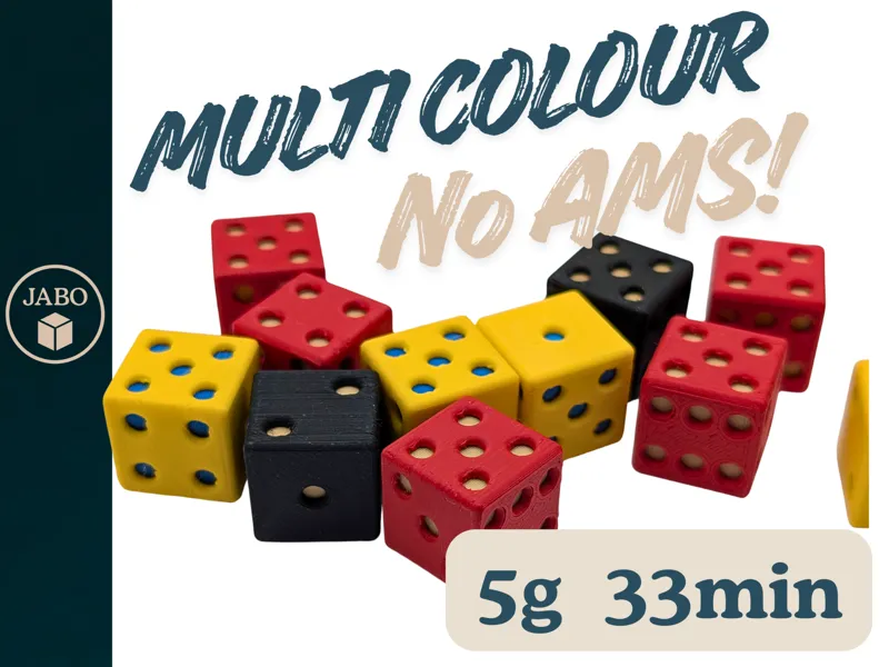 Dice - D6 16mm - Multi Colour