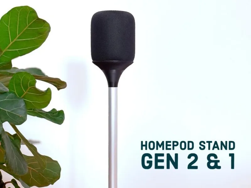 Apple HomePod 2 and 1 stand
