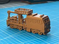 Train miniature de maintenance ferroviaire — photo 1