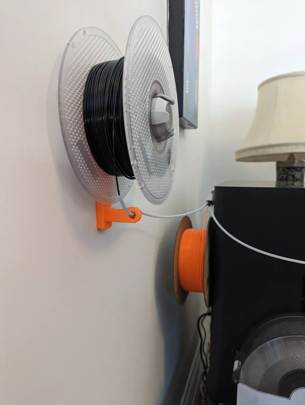 AMS Lite Spool Holder Wall Mount by charlie.waterworth MakerWorld