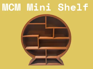 Mini Shelf / Bookshelf Mid Century Modern Style