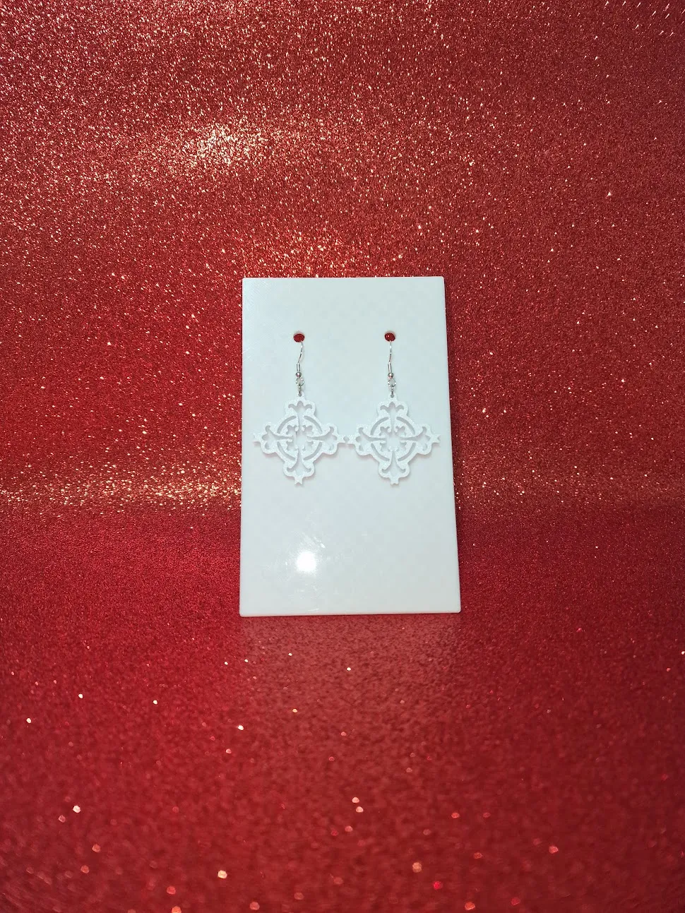 Mystical cross earrings view 2