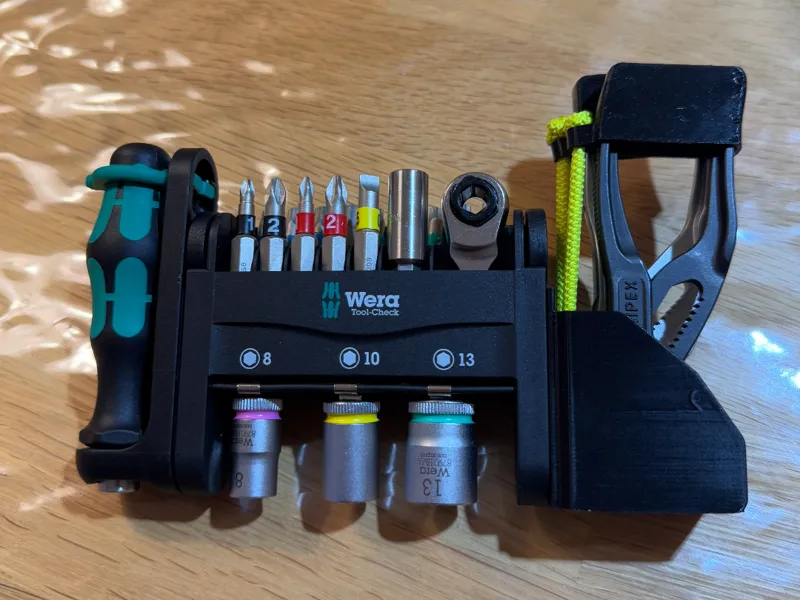 Wera Mini Tool-Check & 2 x Knipex pliers