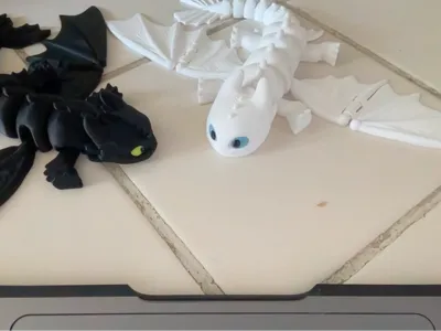 Toothless, Luna, and kids