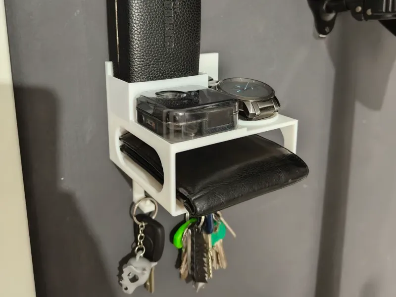 wall thing holder (wallet glasses buds keys watch)