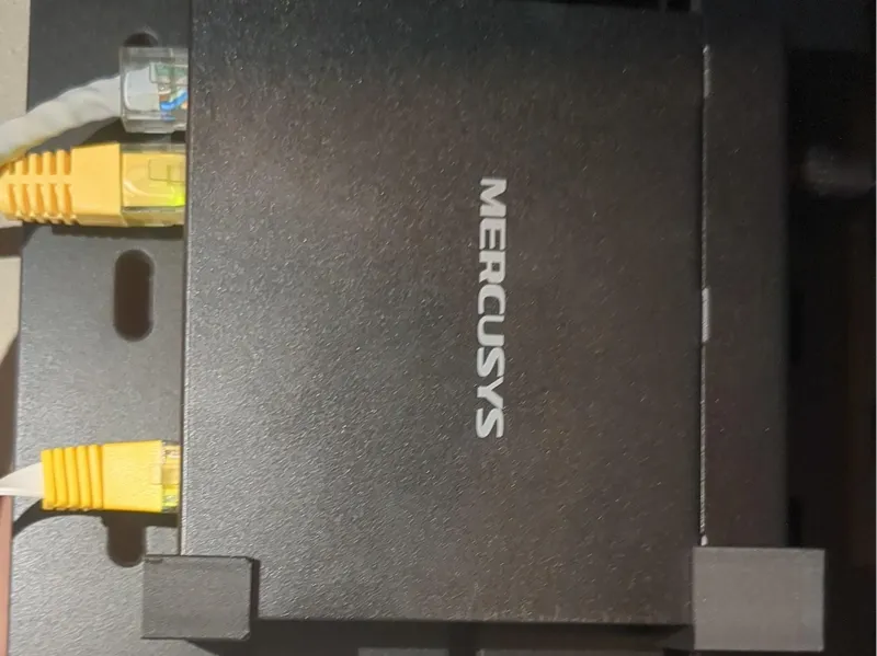 MERCUSYS MS105GS switch Holder for Ikea Skadis
