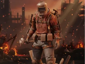Rust Hazmat Suit–Lumberjack 3D Printable Figurine