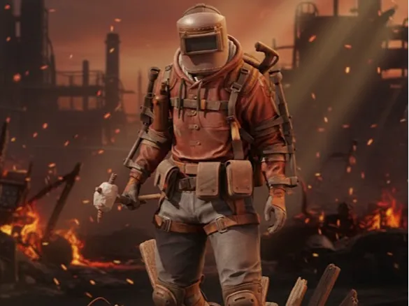 Rust Hazmat Suit–Lumberjack 3D Printable Figurine