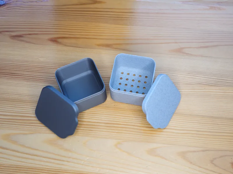 Box with holes