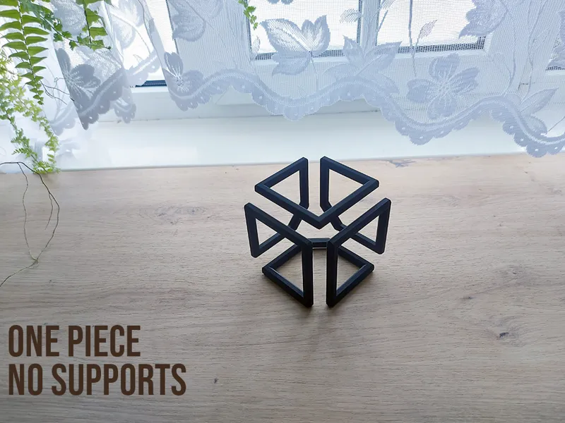Infinity Cube - Single Piece, No Support