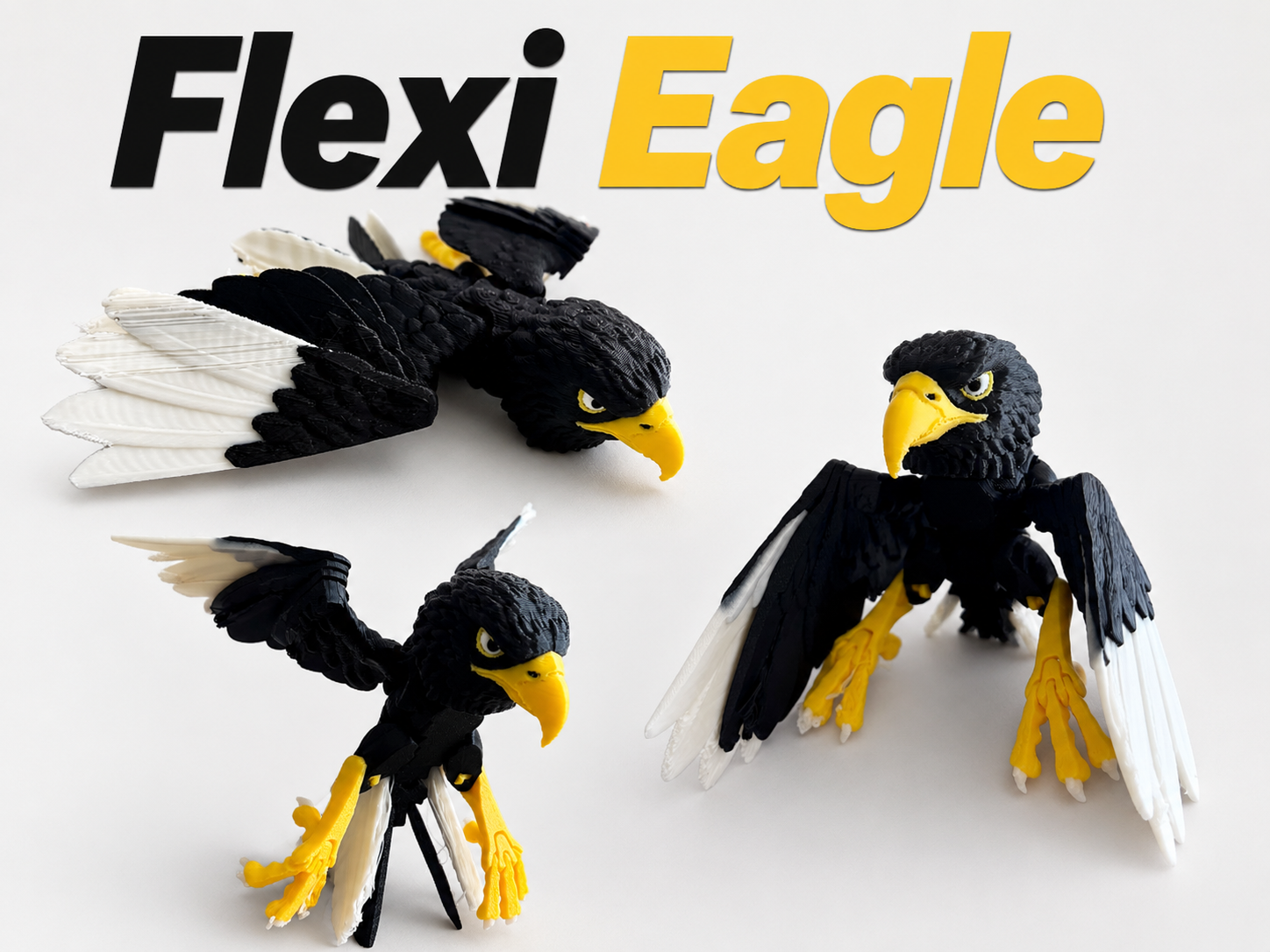 Flexi Eagle | Articulated Posable Bald Eagle