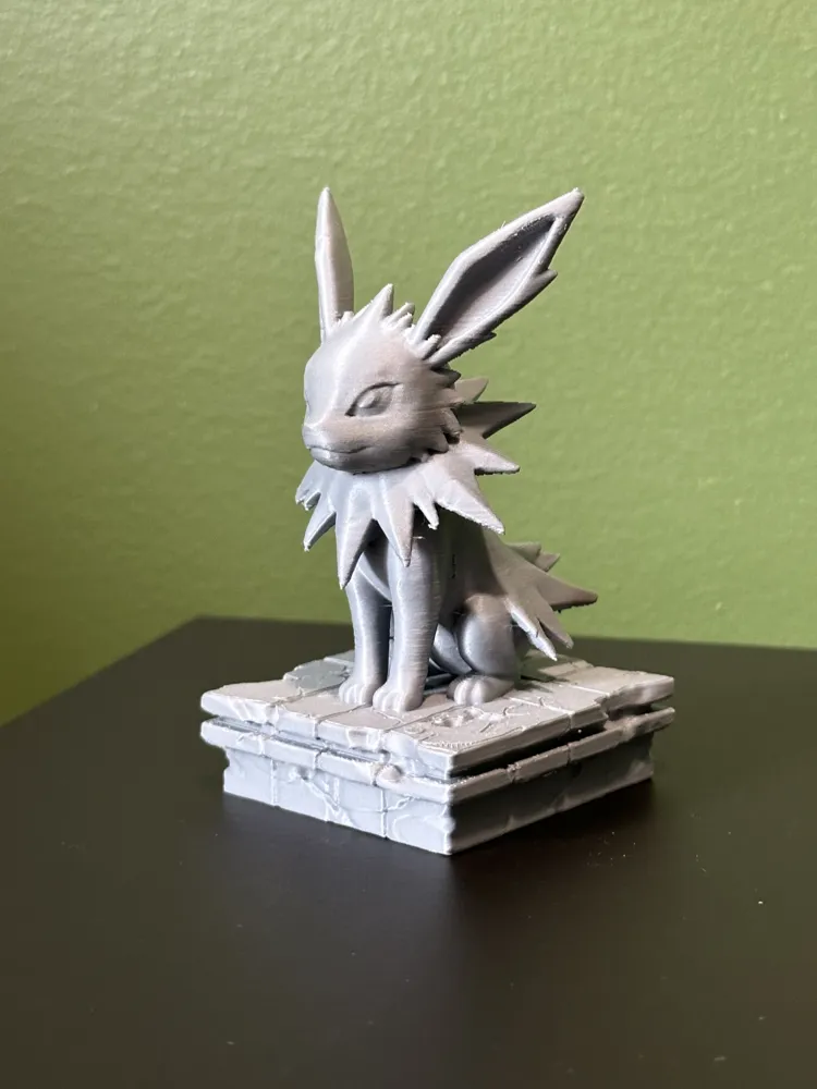 Jolteon yard statue - Free 3D Print Model - MakerWorld