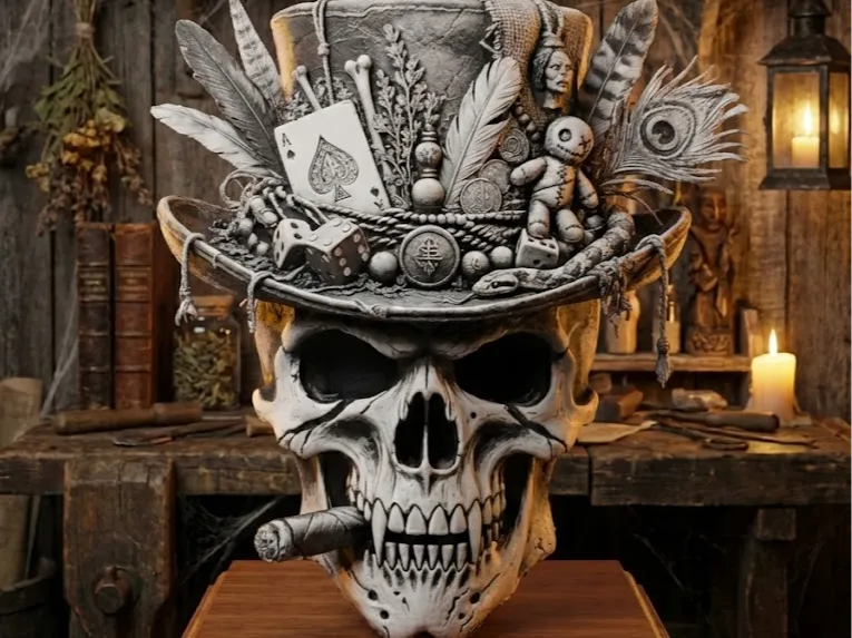 Lucky Dead – Voodoo Gambler Skull (3-Color)