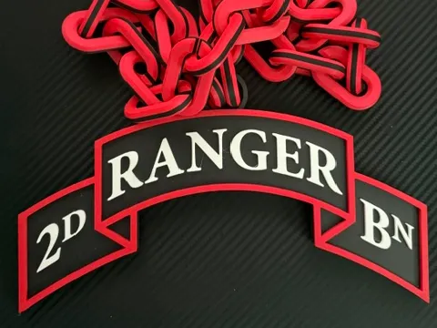 2D Ranger Battalion Oversized Hype Chain