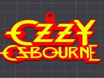 Ozzy Osbourne Keychain/Rearview mirror trinket