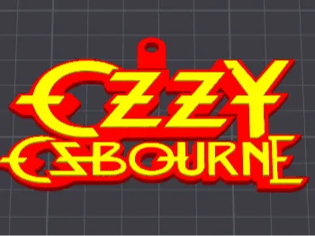 Ozzy Osbourne Keychain/Rearview mirror trinket