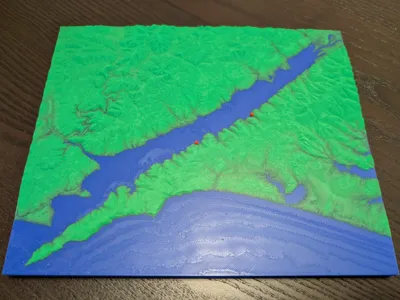 Tomales Bay Topography