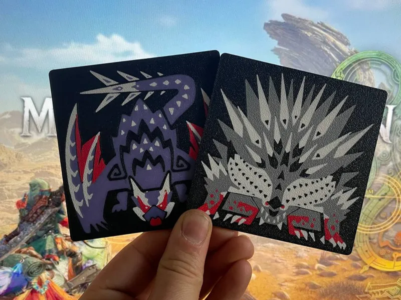 Monster hunter: monsters icon coaster