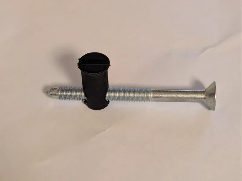 M6/1/4" barrel nut/cross dowel furniture connector