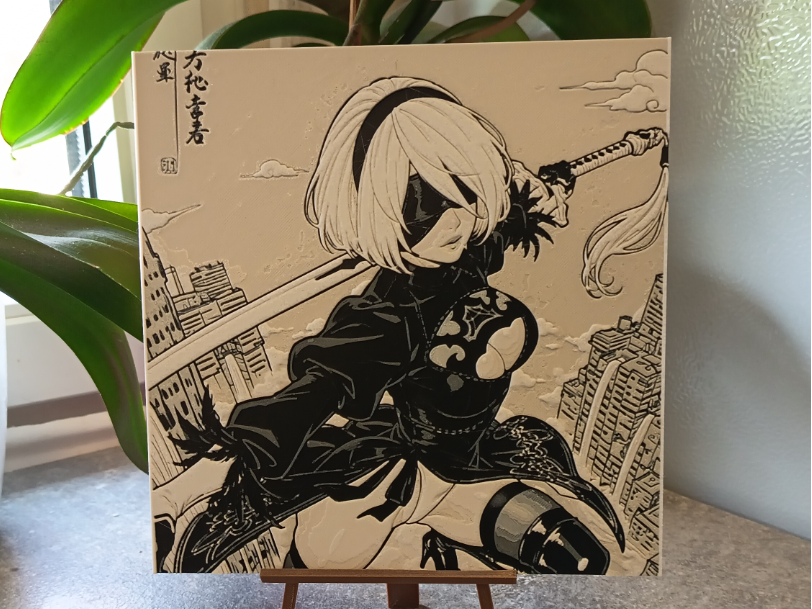 Nier Automata 2B Hueforge