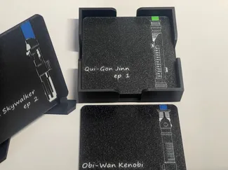 Star Wars Lightsaber Coaster Set 