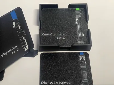 Star Wars Lightsaber Coaster Set 