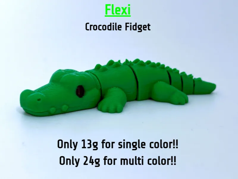 Flexi Crocodile Fidget