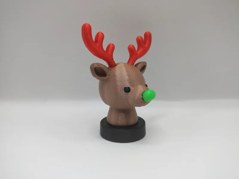 Holiday Cheer Reindeer Bust-Free/Commercial