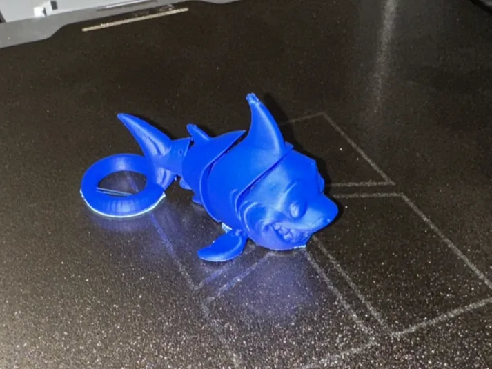 Articulated Shark Keychain