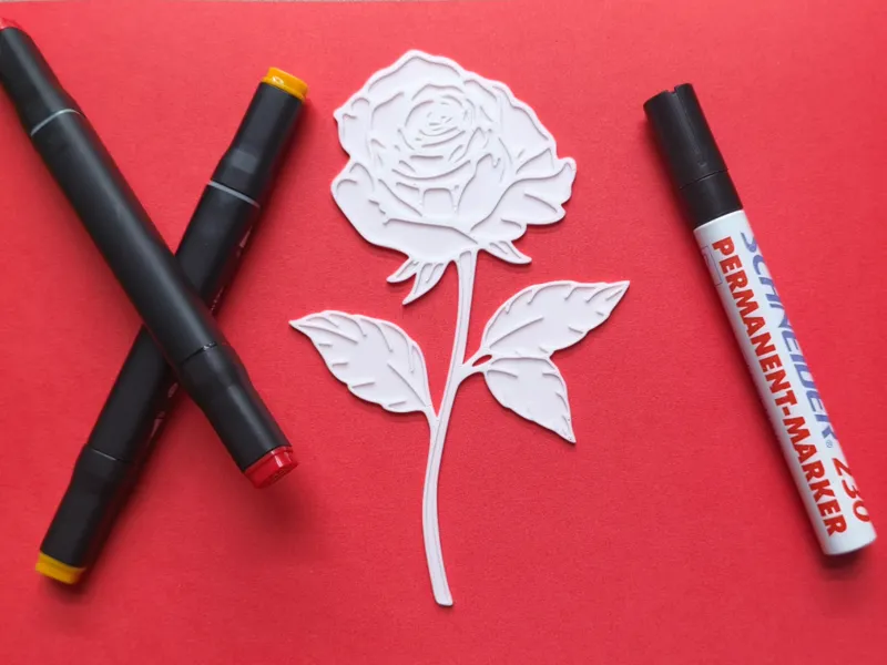 Flower (Rose) to color
