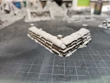 Escenografía en miniatura: Grimdark Barricades – 6 Piece Battlefield Set — vista de referencia 5