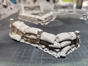 Escenografía en miniatura: Grimdark Barricades – 6 Piece Battlefield Set — vista de referencia 4