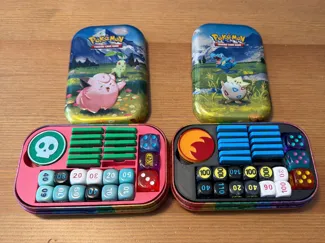 Pokemon Tin Insert - Fits Mega Evolution Dice