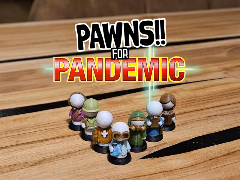 Pawns for Pandemic Boardgame